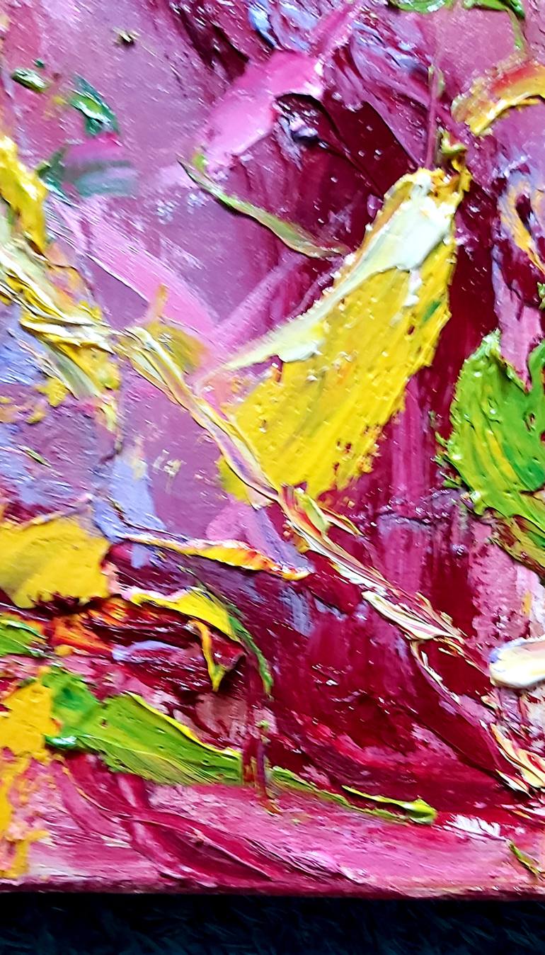 Original Abstract Expressionism Abstract Painting by Julia Tokar