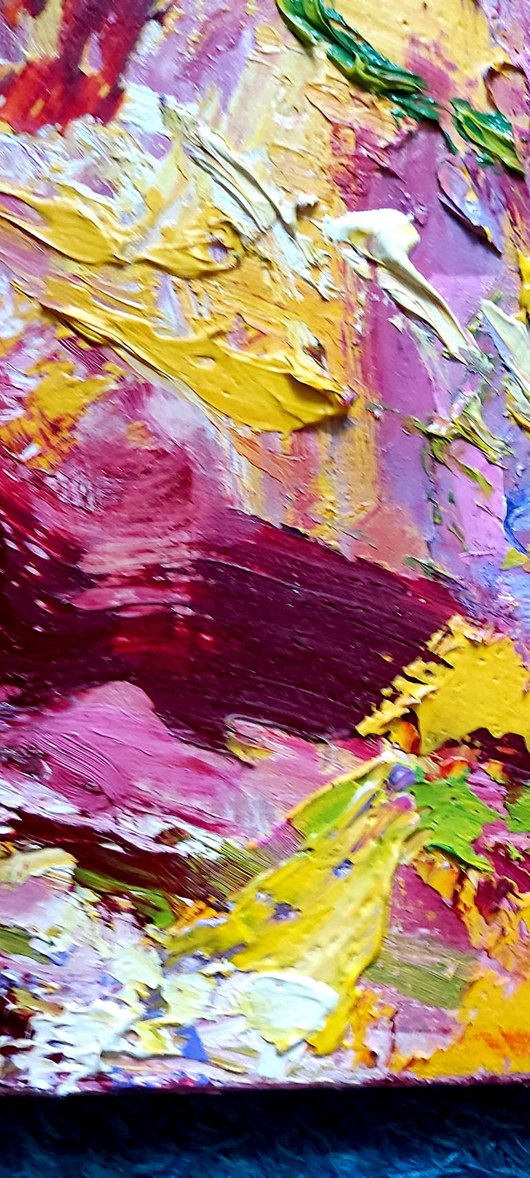 Original Abstract Expressionism Abstract Painting by Julia Tokar