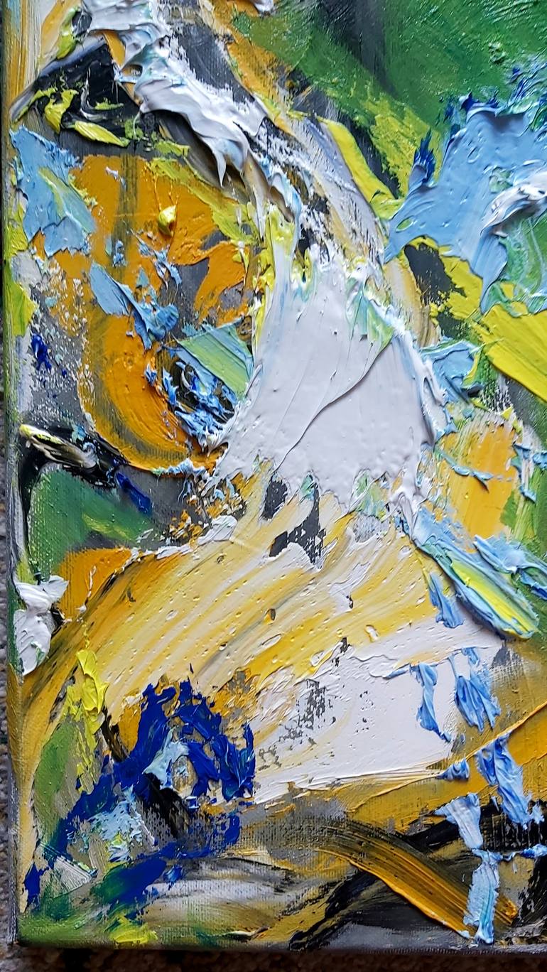 Original Abstract Expressionism Abstract Painting by Julia Tokar