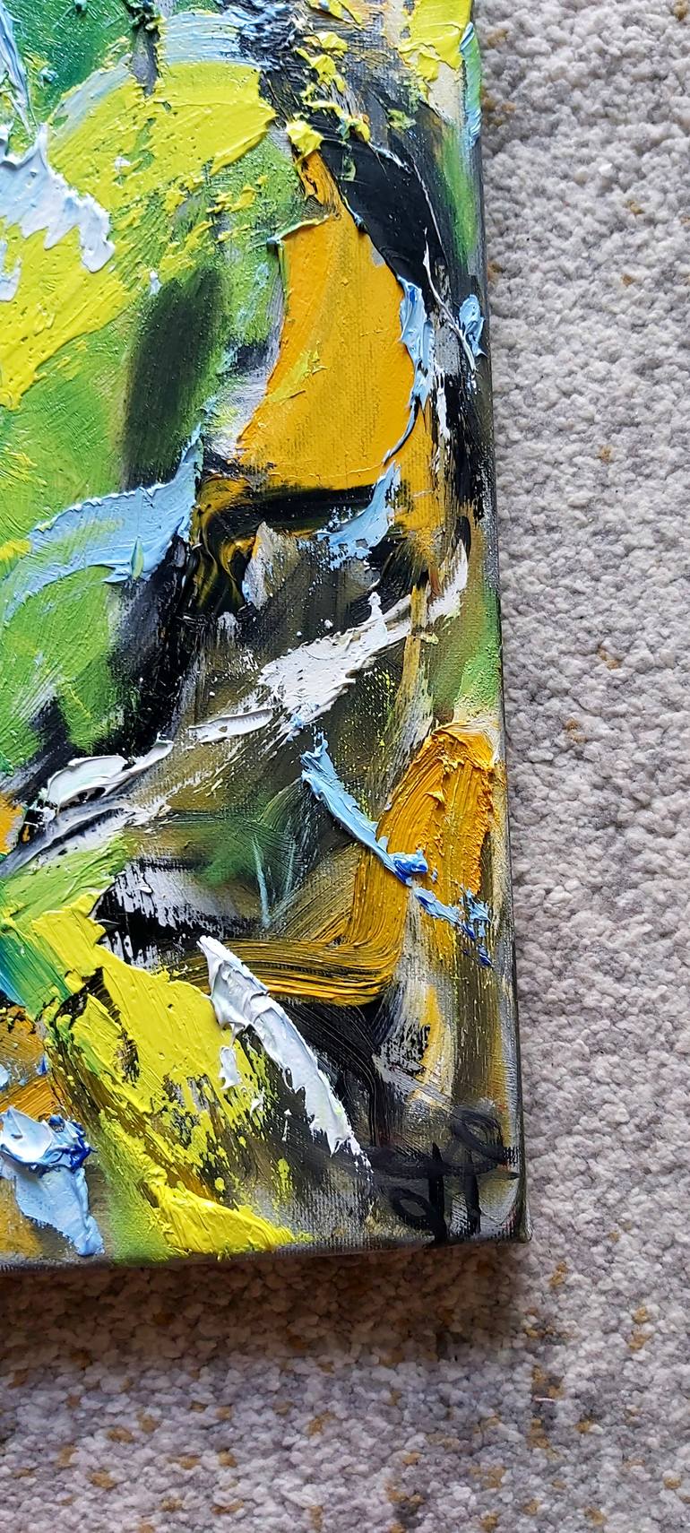 Original Abstract Expressionism Abstract Painting by Julia Tokar