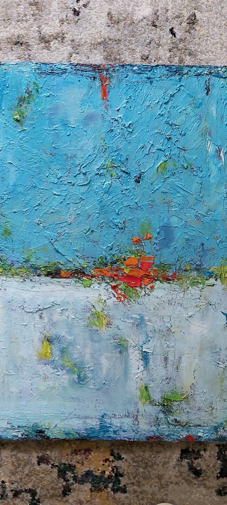 Original Abstract Expressionism Abstract Painting by Julia Tokar