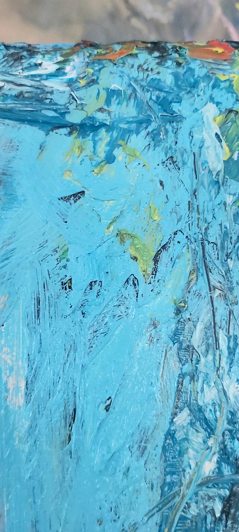 Original Abstract Expressionism Abstract Painting by Julia Tokar