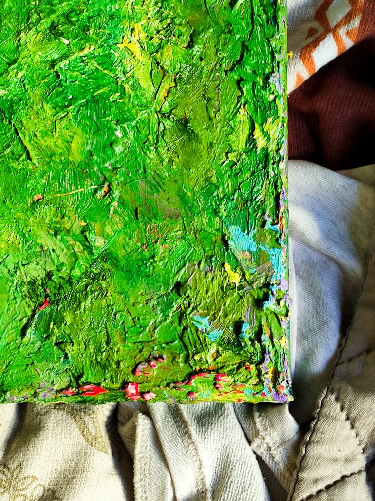 Original Abstract Expressionism Abstract Painting by Julia Tokar