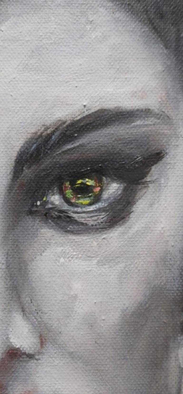 Original Black & White Women Painting by Julia Tokar
