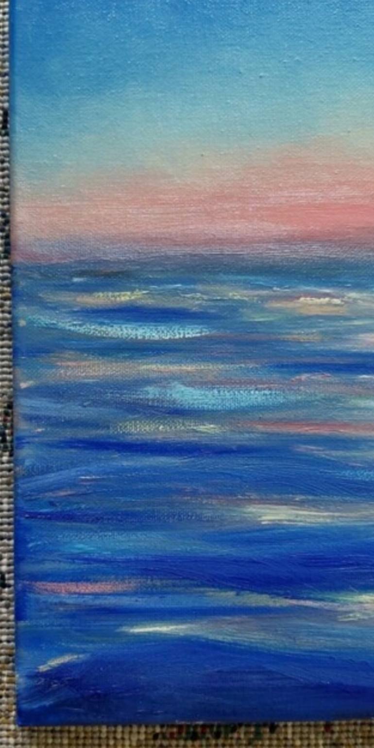 Original Impressionism Seascape Painting by Julia Tokar