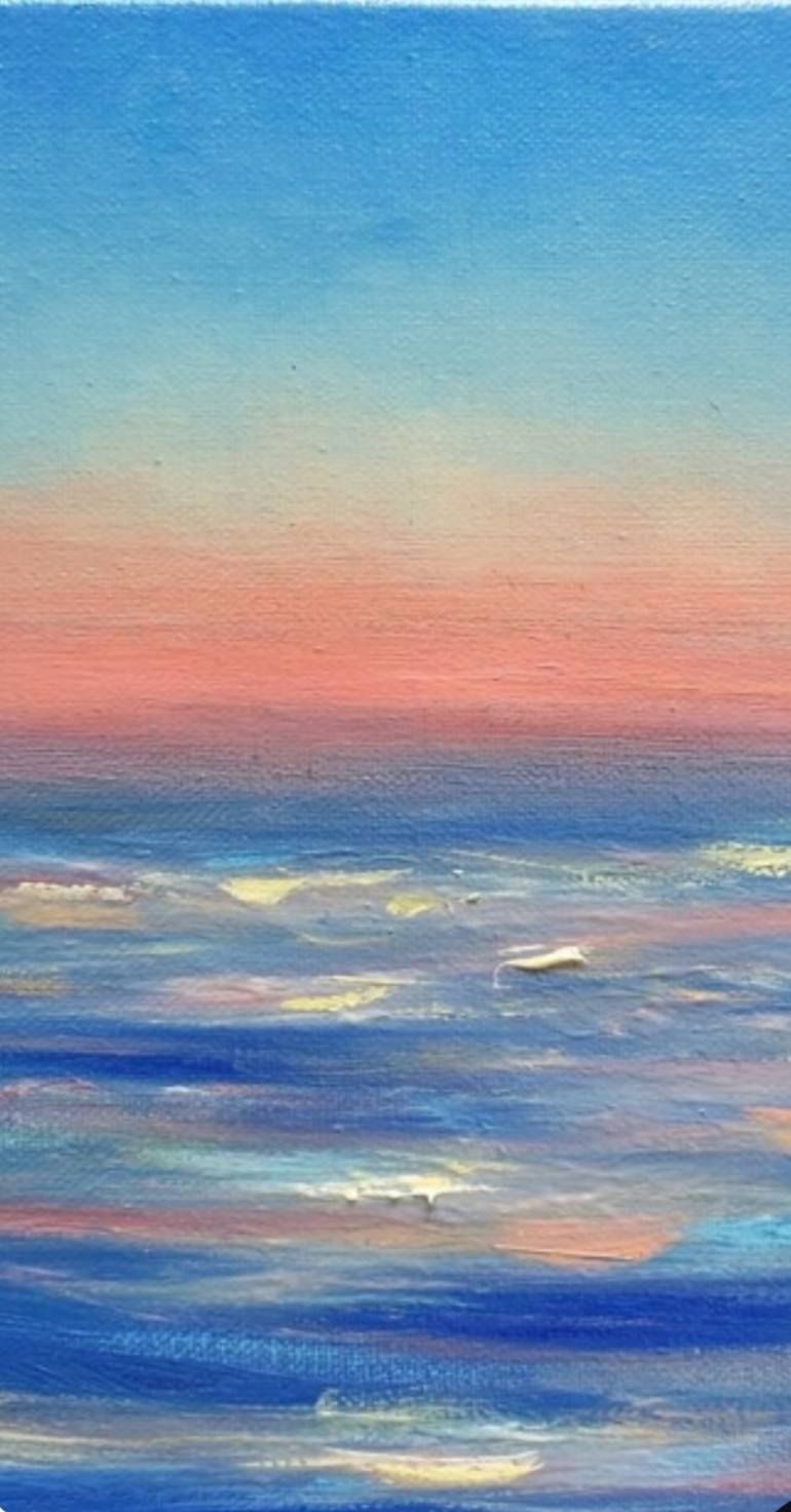 Original Impressionism Seascape Painting by Julia Tokar
