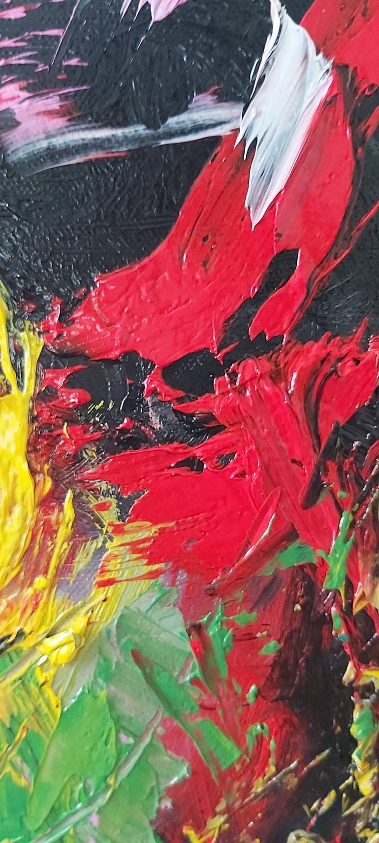 Original Abstract Expressionism Abstract Painting by Julia Tokar