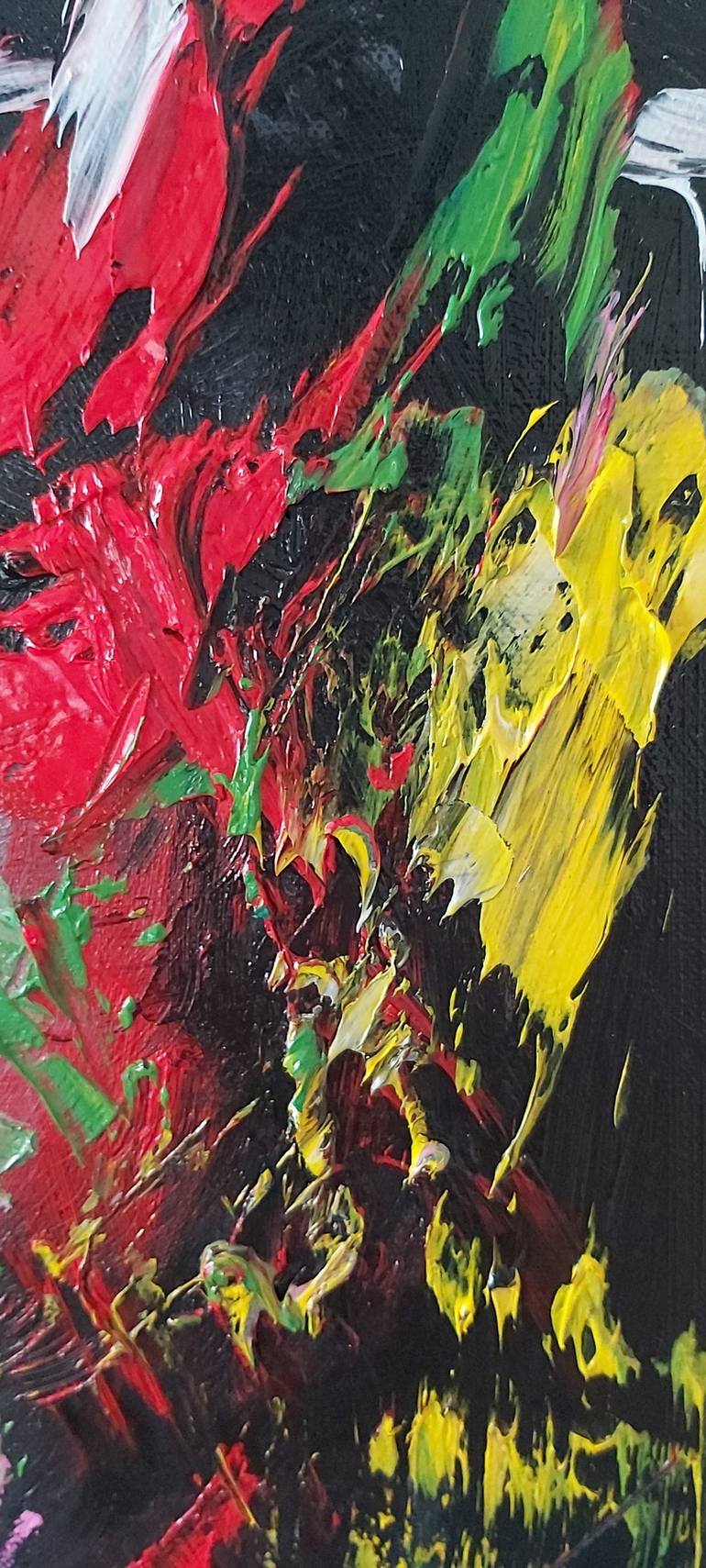 Original Abstract Expressionism Abstract Painting by Julia Tokar