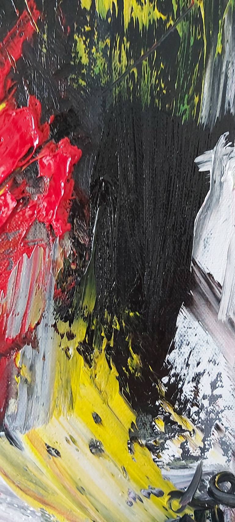 Original Abstract Expressionism Abstract Painting by Julia Tokar