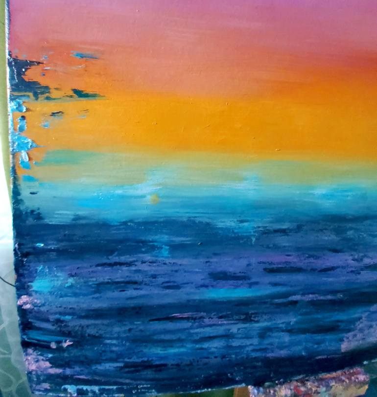 Original Minimalism Abstract Painting by Julia Tokar