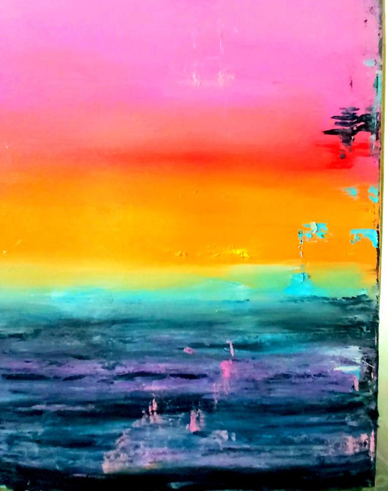 Original Minimalism Abstract Painting by Julia Tokar