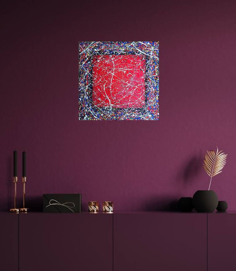 Original Abstract Expressionism Abstract Painting by Julia Tokar