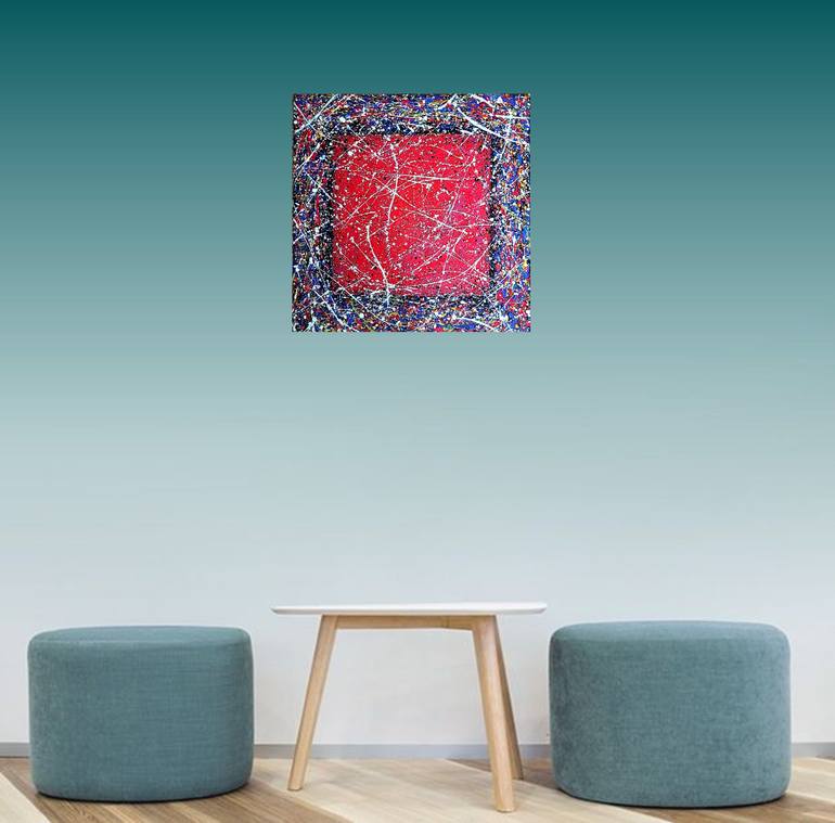 Original Abstract Expressionism Abstract Painting by Julia Tokar