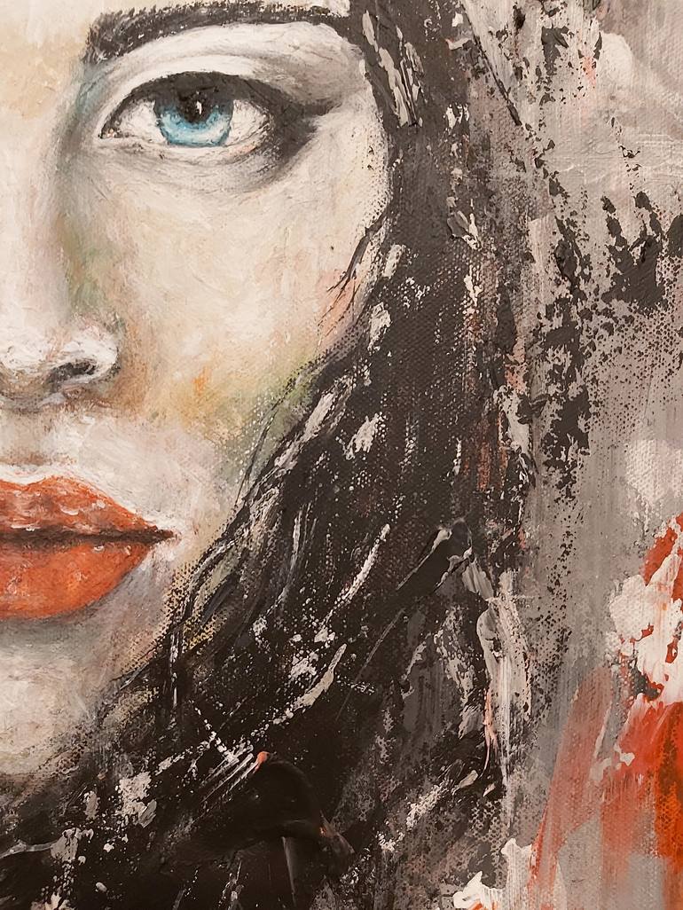 Original Figurative Portrait Painting by Julia Tokar