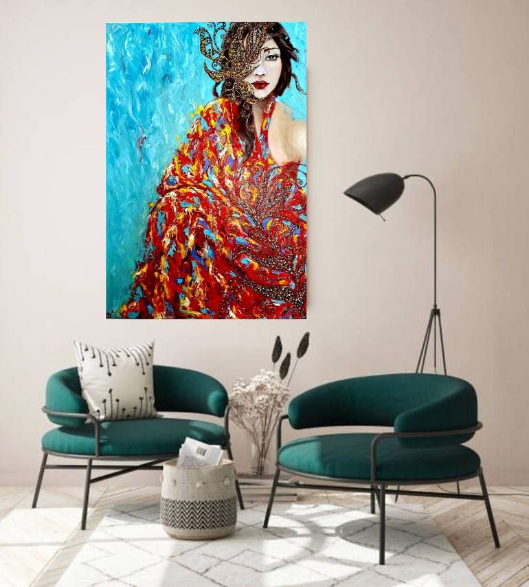 Original Figurative Women Painting by Julia Tokar