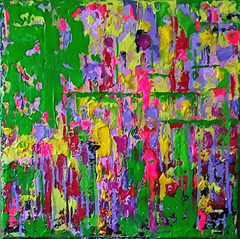 Original Abstract Expressionism Abstract Painting by Julia Tokar