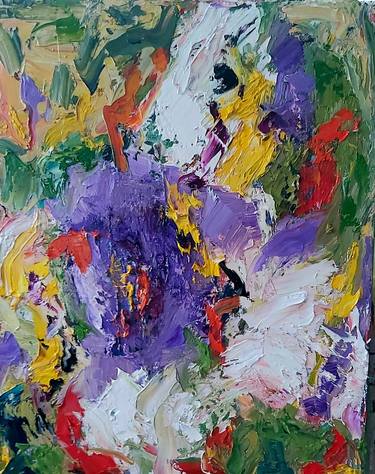 Original Abstract Expressionism Abstract Paintings by Julia Tokar