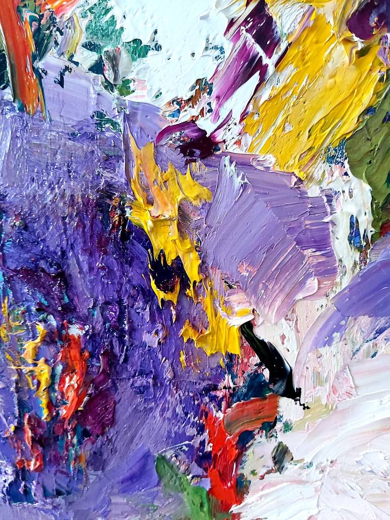 Original Abstract Expressionism Abstract Painting by Julia Tokar