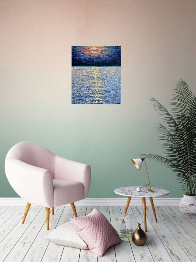 Original Fine Art Seascape Painting by Julia Tokar