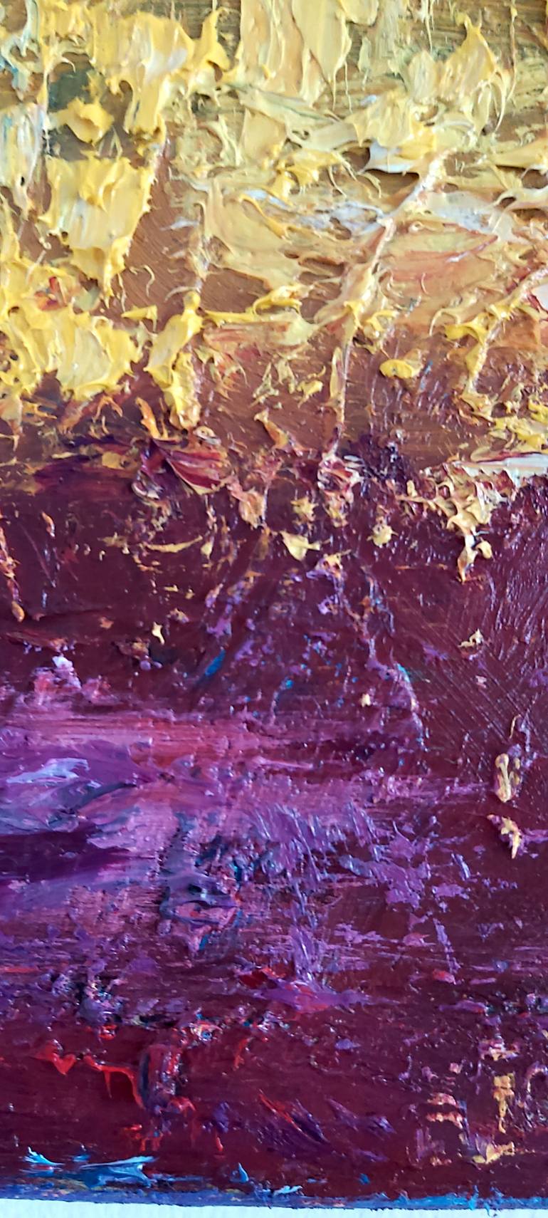 Original Abstract Expressionism Abstract Painting by Julia Tokar