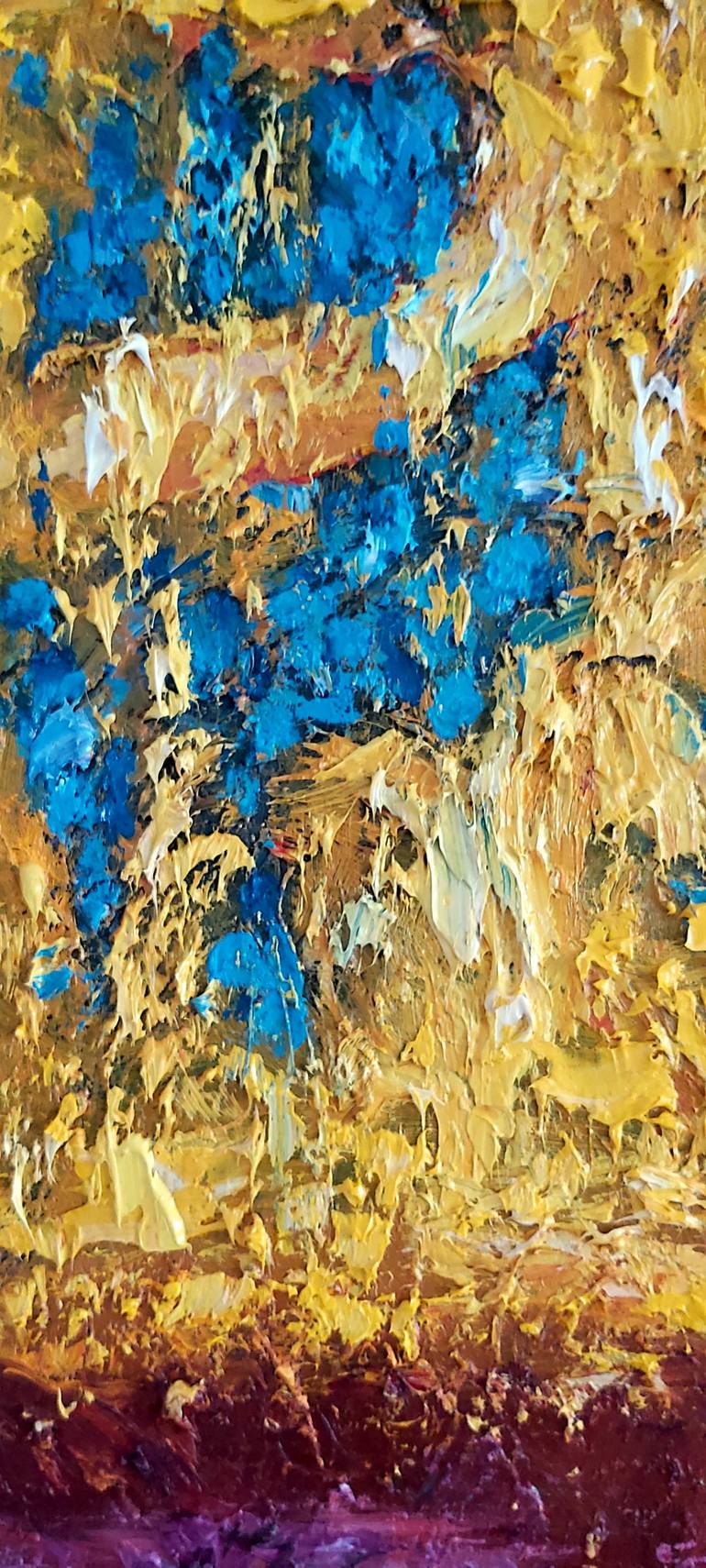Original Abstract Expressionism Abstract Painting by Julia Tokar