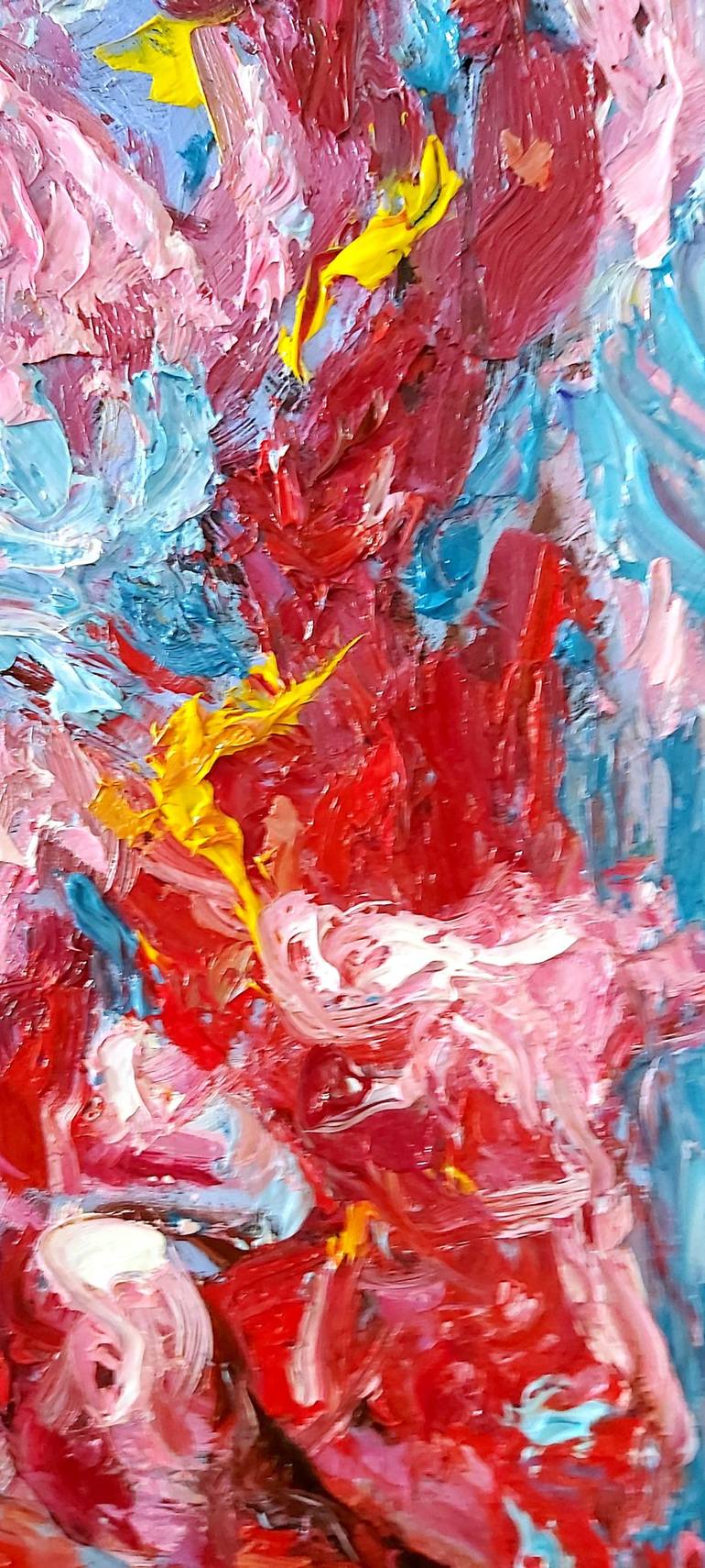 Original Abstract Expressionism Abstract Painting by Julia Tokar