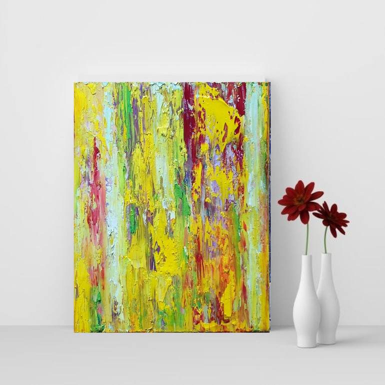 Original Abstract Expressionism Abstract Painting by Julia Tokar