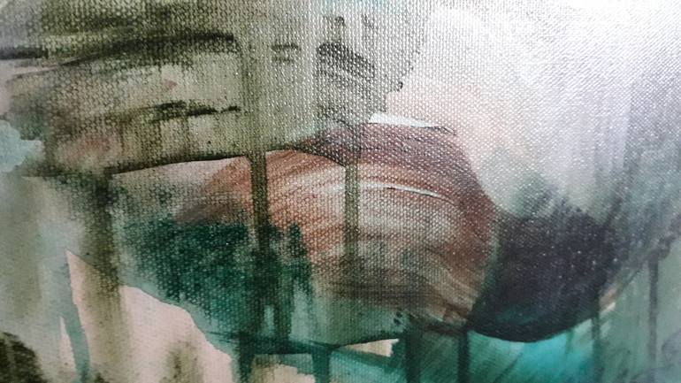 Original Abstract Painting by Luc Andrieux