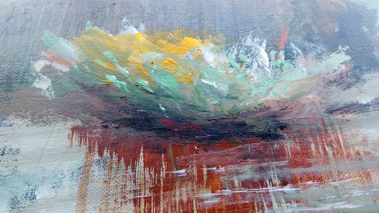 Original Abstract Painting by Luc Andrieux