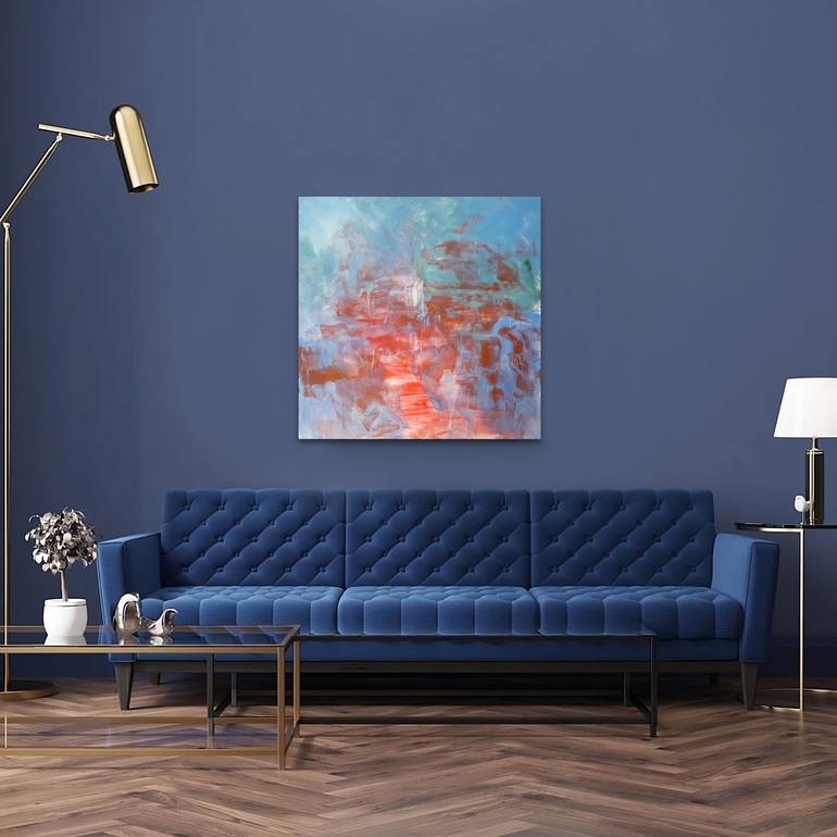 Original Abstract Painting by Luc Andrieux