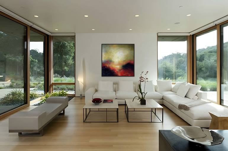 Original Abstract Painting by Luc Andrieux