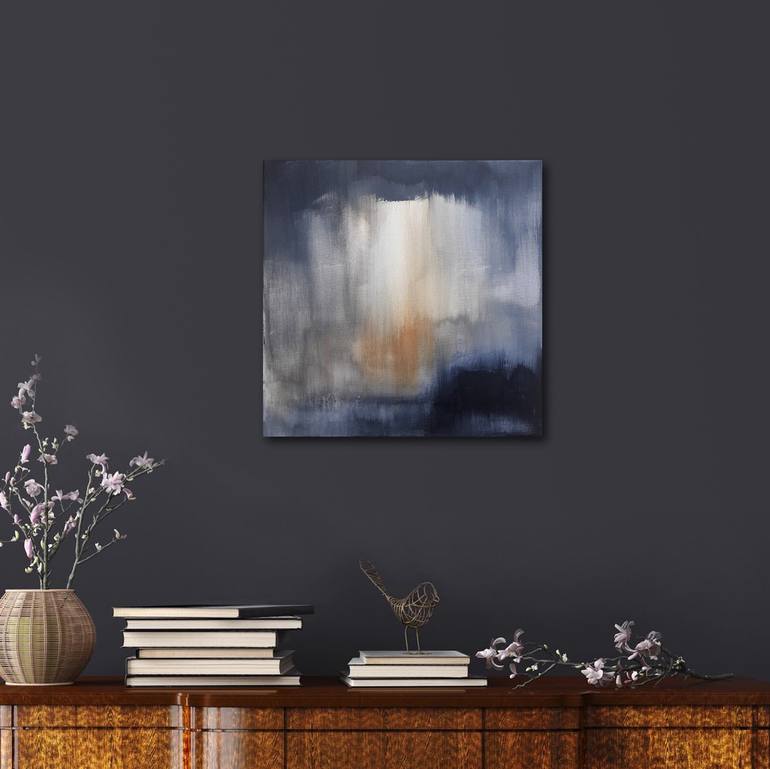 Original Abstract Landscape Painting by Luc Andrieux
