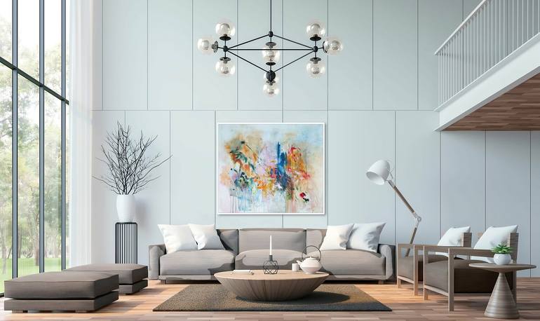 Original Contemporary Abstract Painting by Luc Andrieux