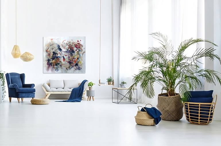 Original Contemporary Abstract Painting by Luc Andrieux