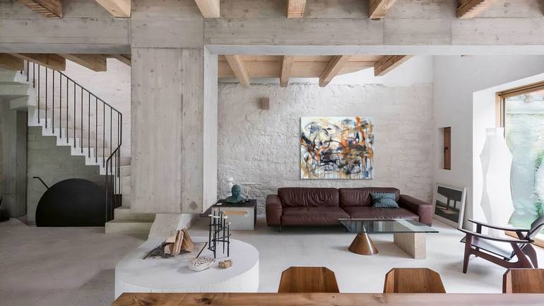 Original Contemporary Abstract Painting by Luc Andrieux