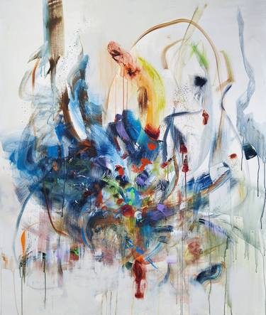 Original Abstract Paintings by Luc Andrieux