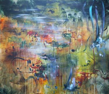 Original Contemporary Abstract Painting by Luc Andrieux