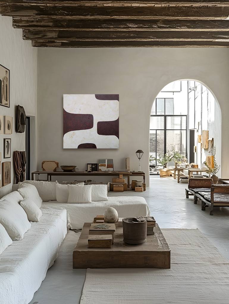 Original Abstract Painting by Luc Andrieux