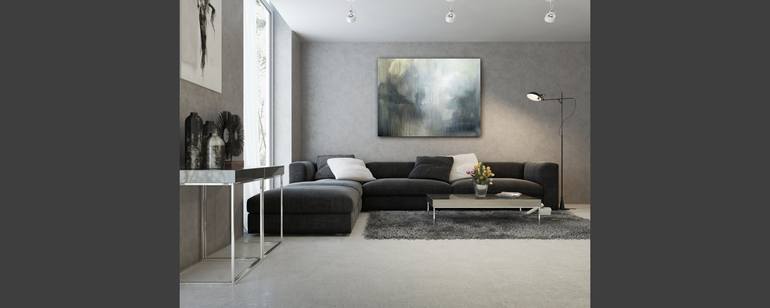 Original Abstract Painting by Luc Andrieux