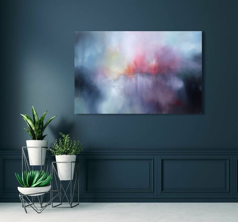 Original Abstract Painting by Luc Andrieux