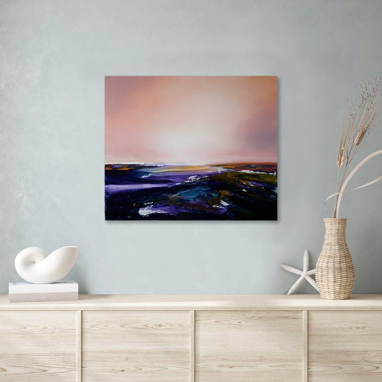 Original Abstract Painting by Luc Andrieux