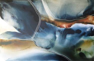 Original Abstract Paintings by Luc Andrieux