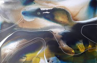 Original Modern Abstract Paintings by Luc Andrieux