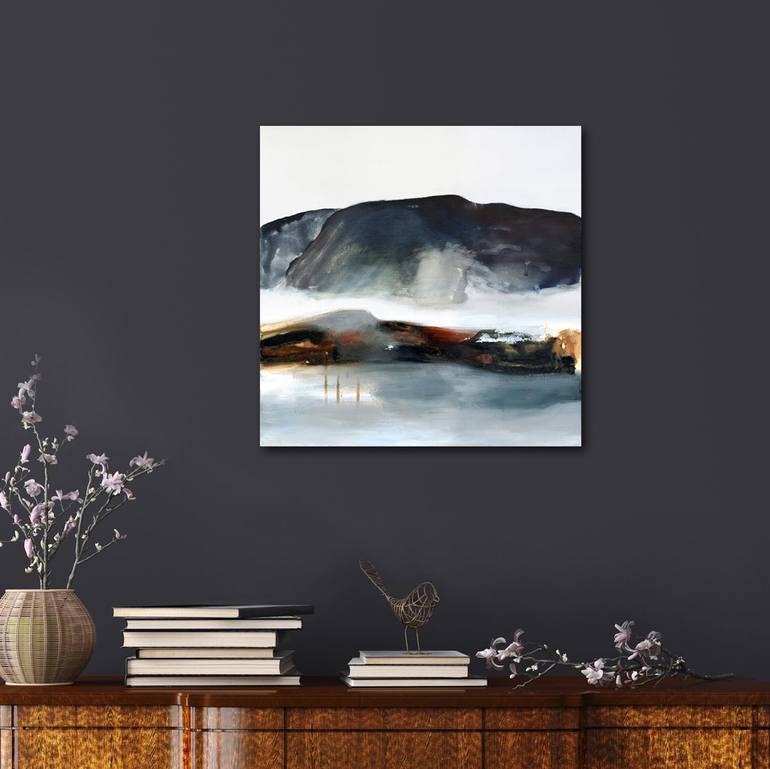 Original Abstract Landscape Painting by Luc Andrieux