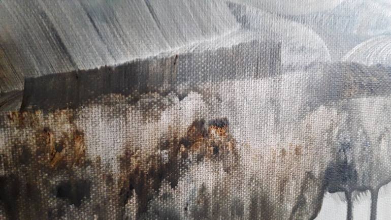 Original Abstract Landscape Painting by Luc Andrieux