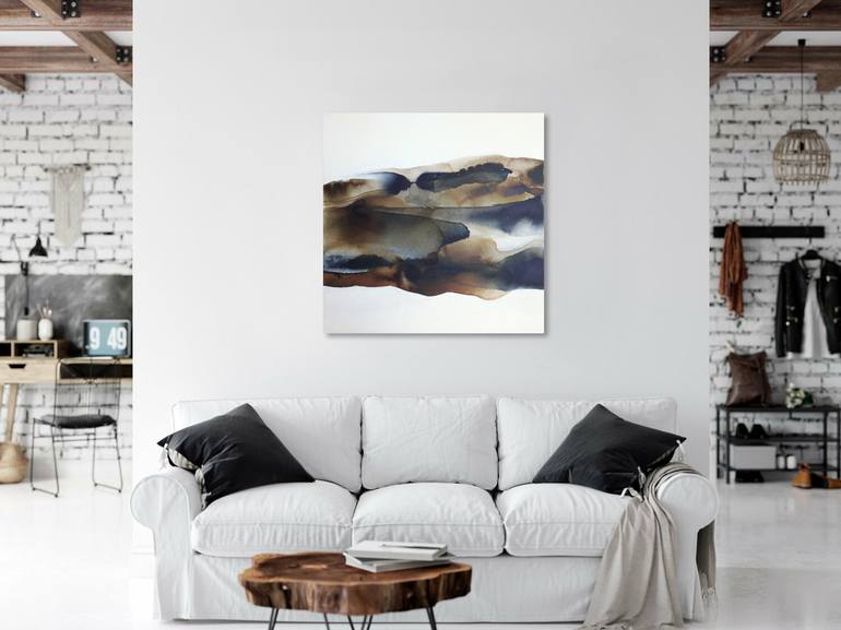 Original Abstract Painting by Luc Andrieux