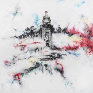 Original Contemporary Architecture Mixed Media by Consuelo Palma