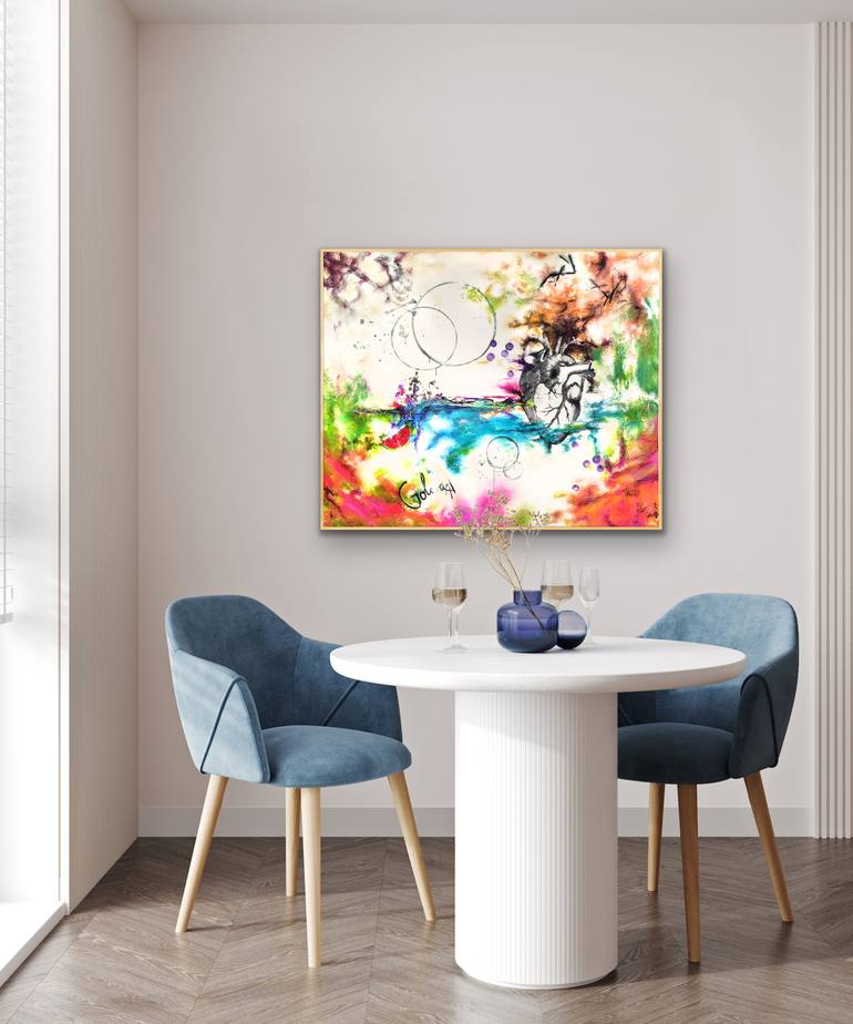 Original Contemporary Health & Beauty Painting by Consuelo Palma