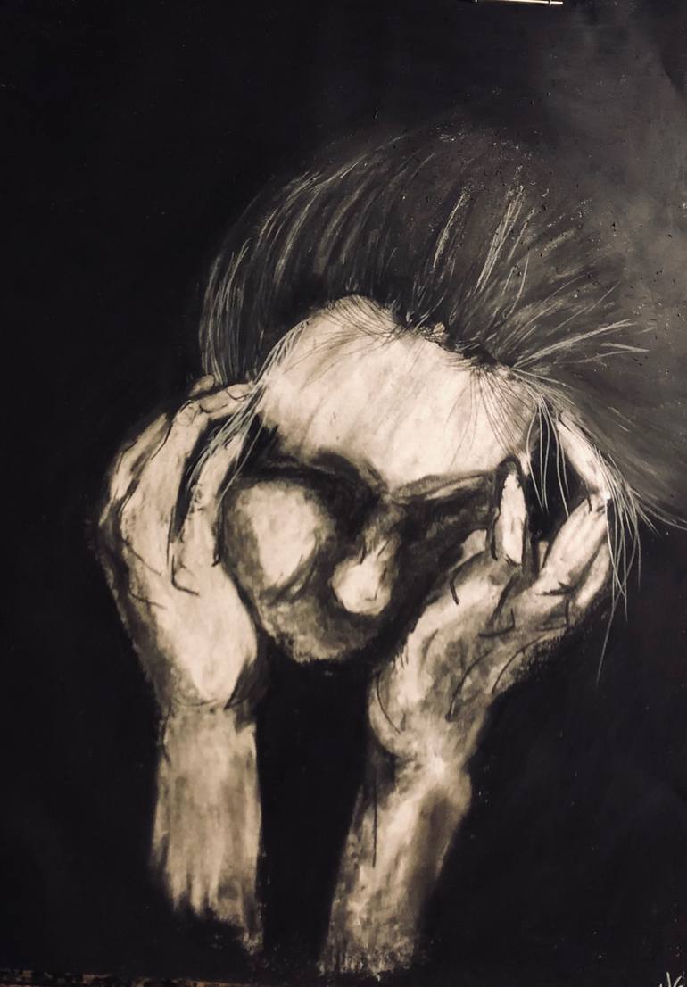Migraine Drawing by Hope Ewing | 