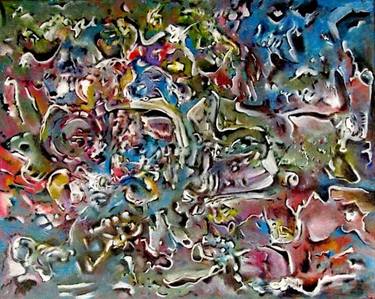 Original Abstract Expressionism Abstract Paintings by Roberto Polito